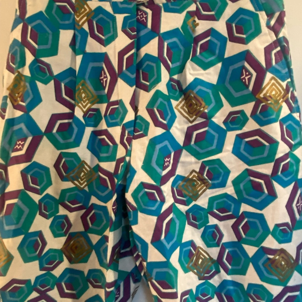 WEST AFRICAN- HANDMADE Geometric Patterned Pants - Picture 6 of 7